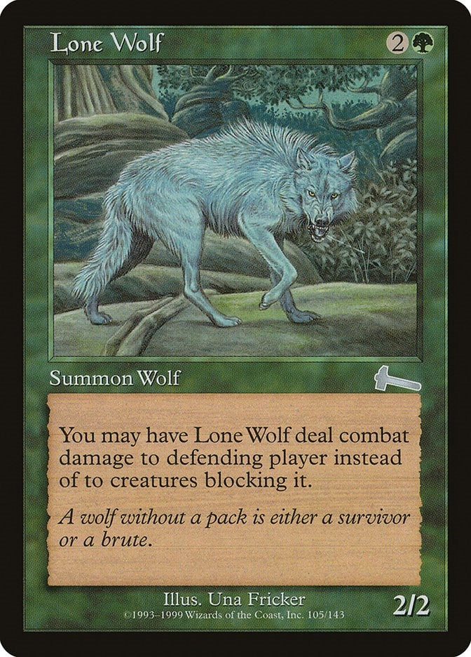 Image for Lone Wolf (105) [Urza's Legacy] - Magic: The Gathering