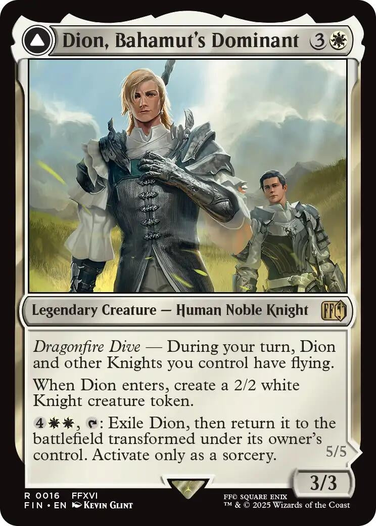 Image for Dion, Bahamut's Dominant (16) [FINAL FANTASY] - Magic: The Gathering
