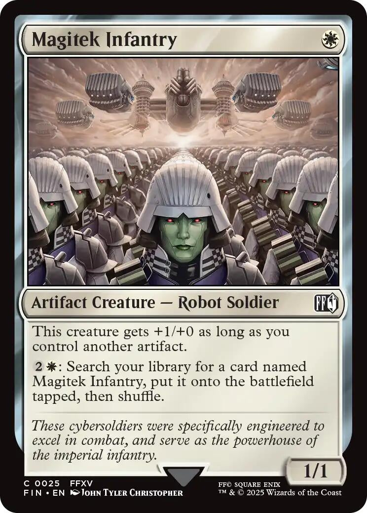 Image for Magitek Infantry (25) [FINAL FANTASY] - Magic: The Gathering