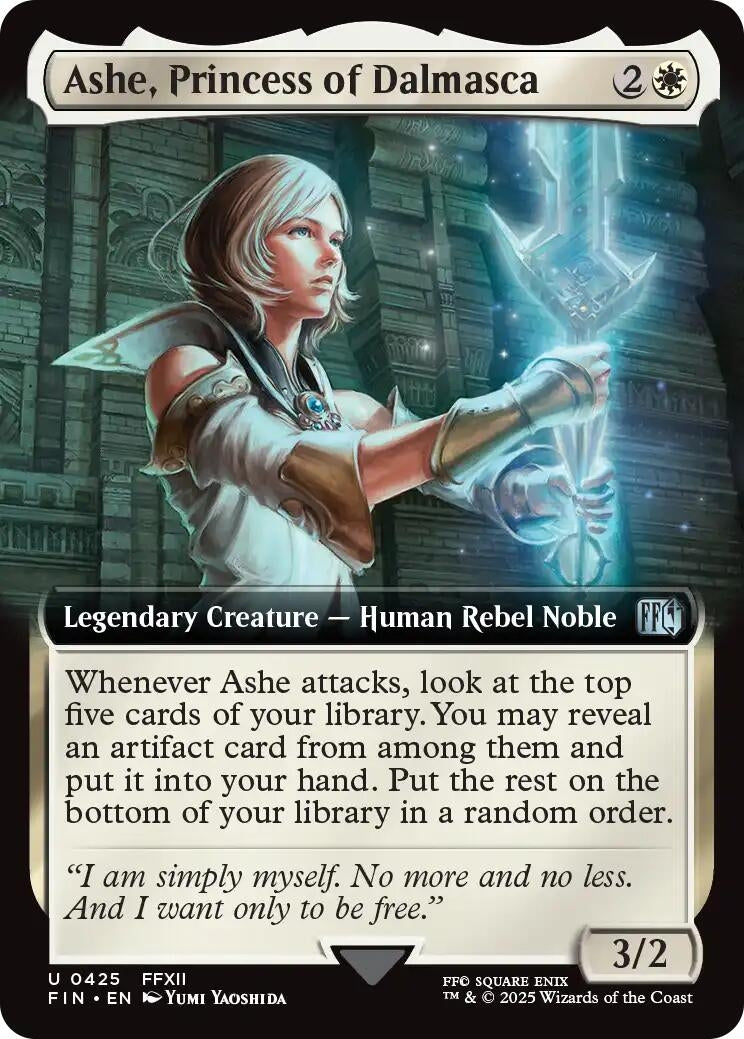 Image for Ashe, Princess of Dalmasca (Extended Art) (425) [FINAL FANTASY] - Magic: The Gathering