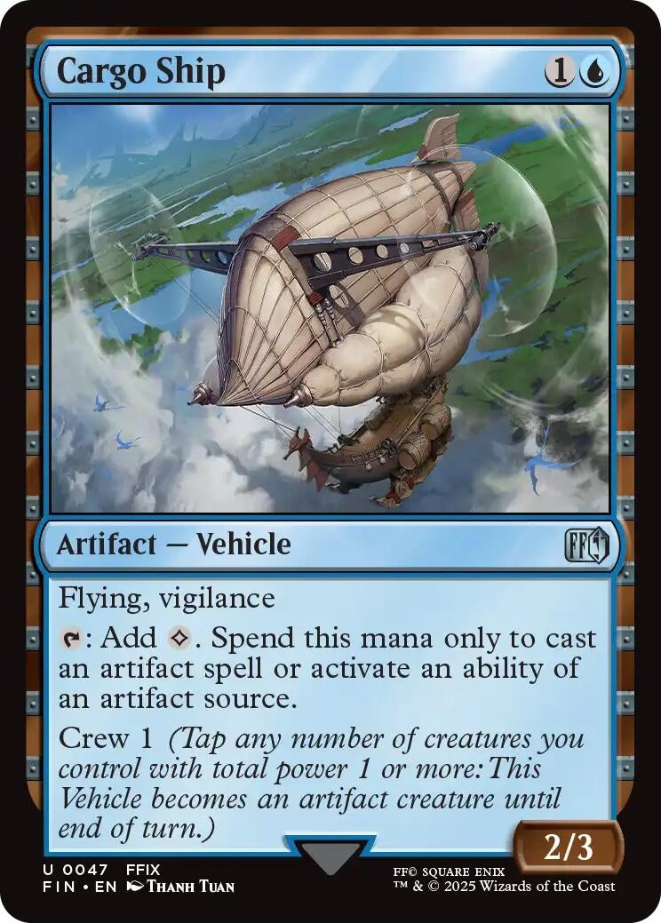 Image for Cargo Ship (47) [FINAL FANTASY] - Magic: The Gathering