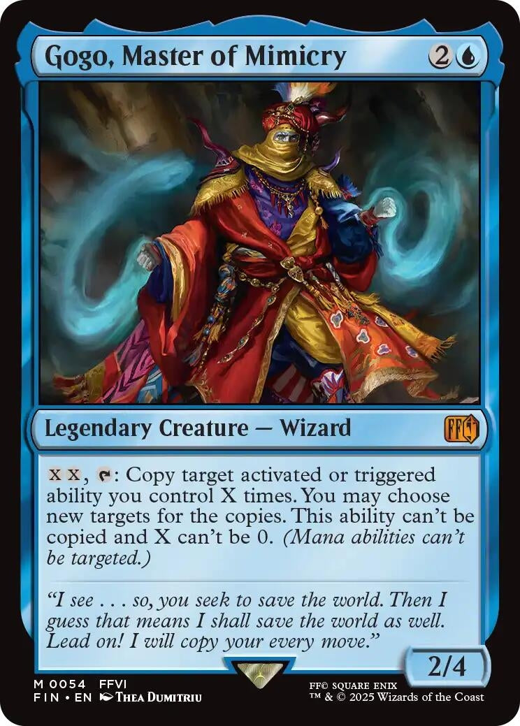 Image for Gogo, Master of Mimicry (54) [FINAL FANTASY] - Magic: The Gathering
