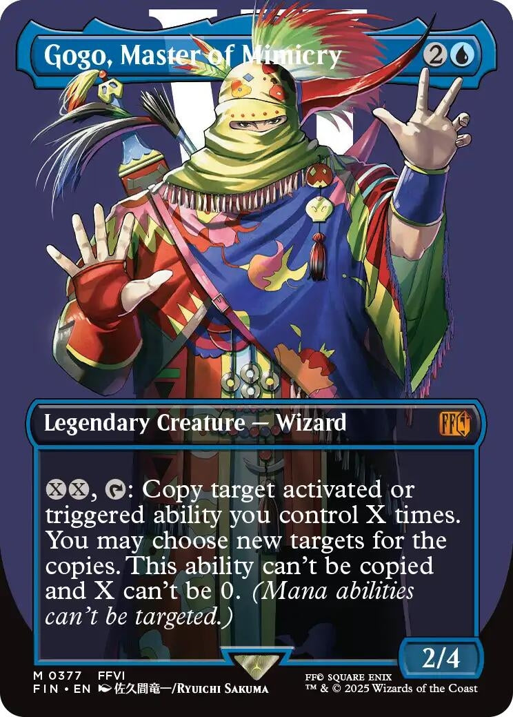 Image for Gogo, Master of Mimicry (Borderless) (377) [FINAL FANTASY] - Magic: The Gathering
