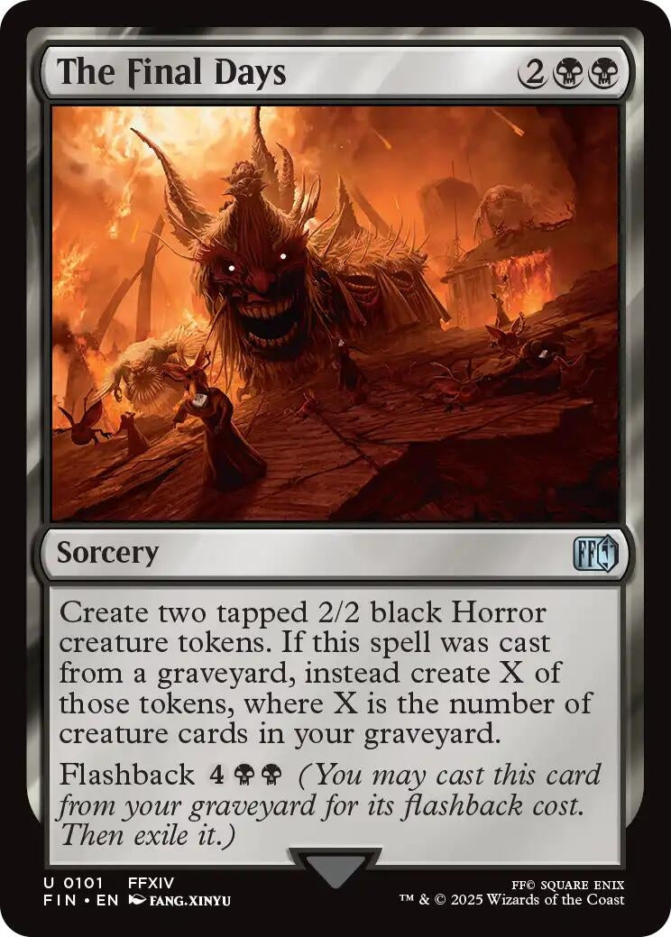 Image for The Final Days (101) [FINAL FANTASY] - Magic: The Gathering