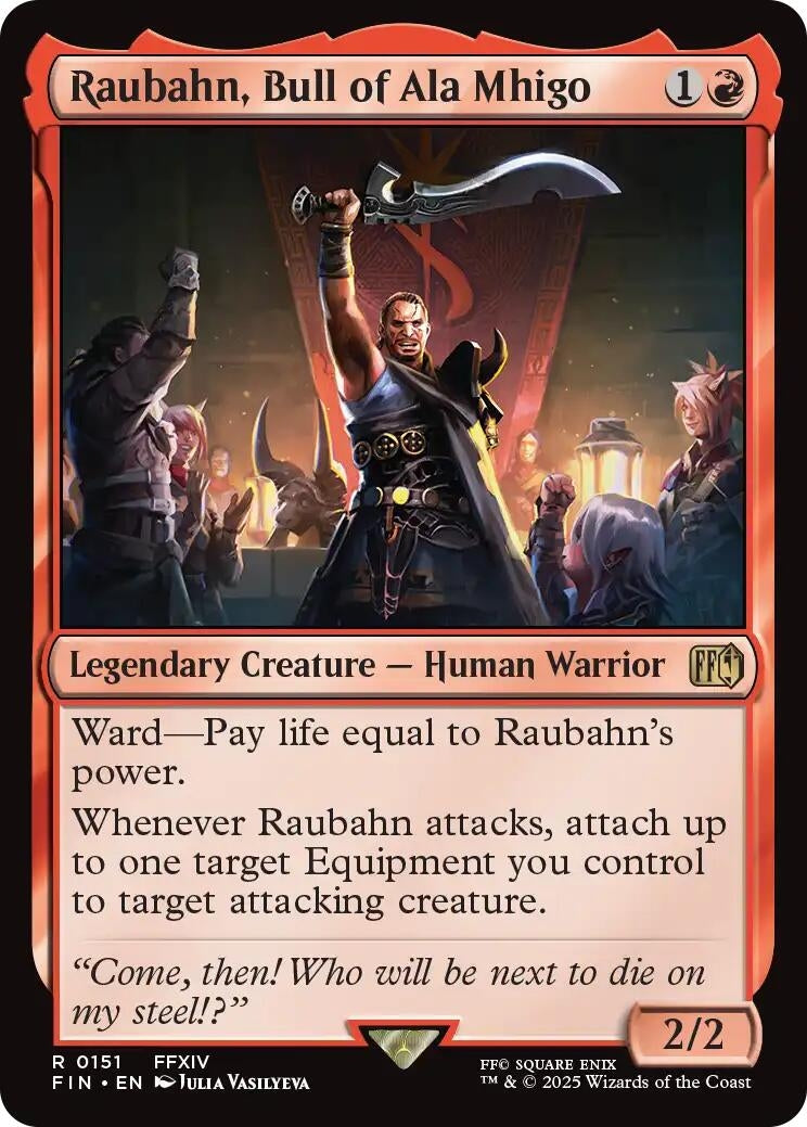 Image for Raubahn, Bull of Ala Mhigo (151) [FINAL FANTASY] - Magic: The Gathering