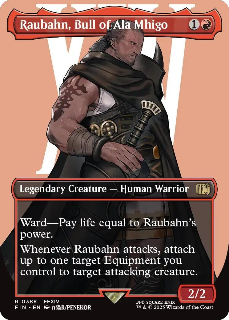 Image for Raubahn, Bull of Ala Mhigo (Borderless) (388) [FINAL FANTASY] - Magic: The Gathering