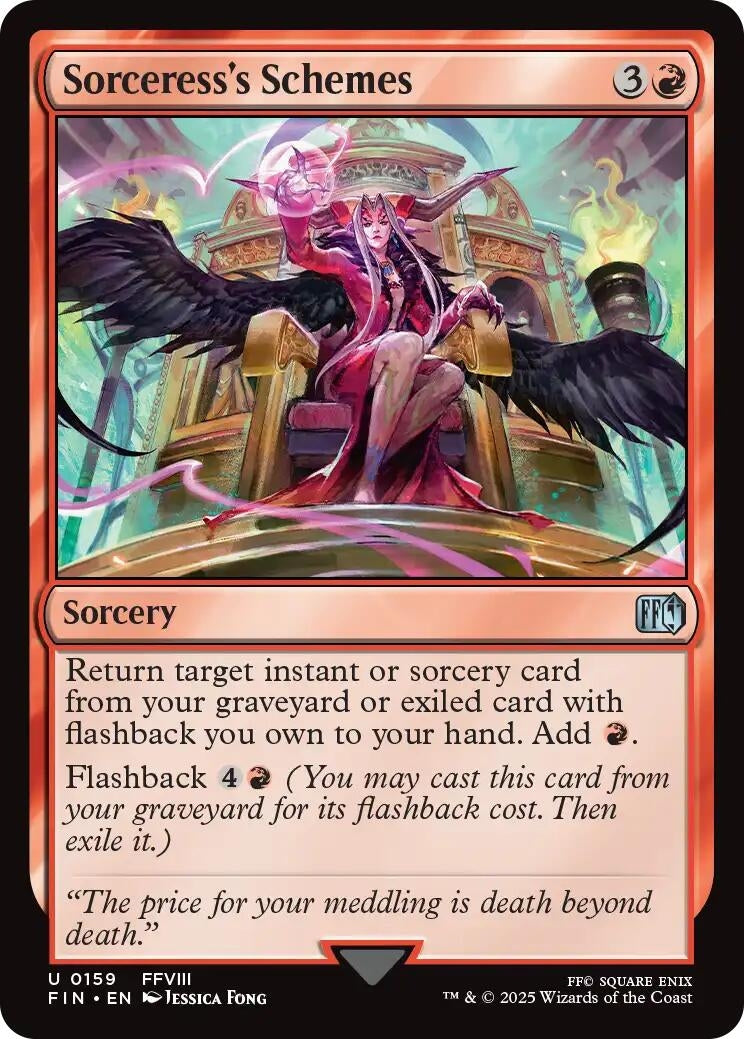 Image for Sorceress's Schemes (159) [FINAL FANTASY] - Magic: The Gathering