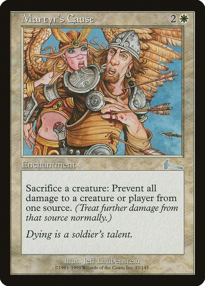 Image for Martyr's Cause (13) [Urza's Legacy] - Magic: The Gathering