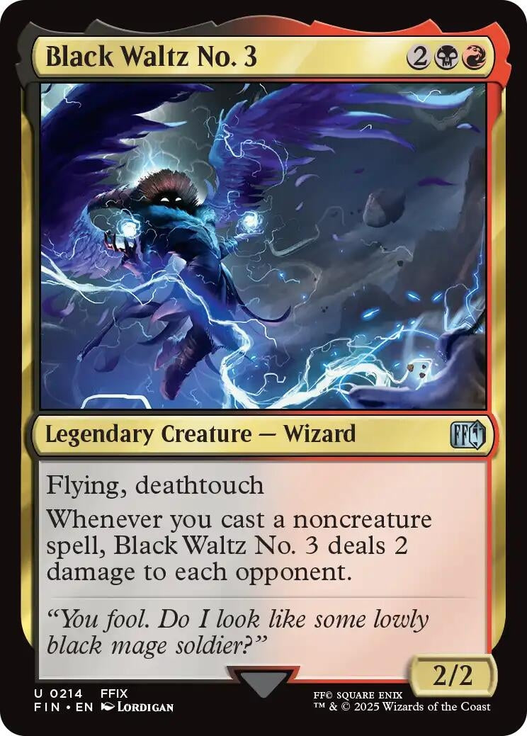 Image for Black Waltz No. 3 (214) [FINAL FANTASY] - Magic: The Gathering
