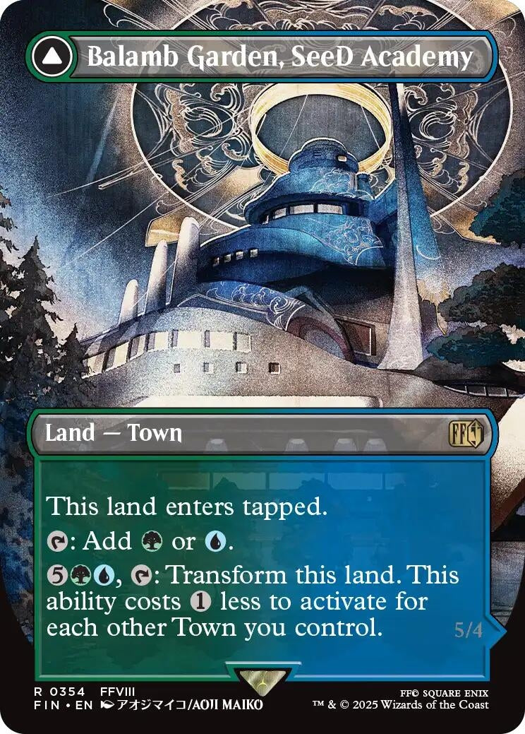 Image for Balamb Garden, SeeD Academy (Borderless) (354) [FINAL FANTASY] - Magic: The Gathering