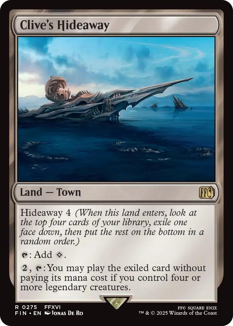 Image for Clive's Hideaway (275) [FINAL FANTASY] - Magic: The Gathering