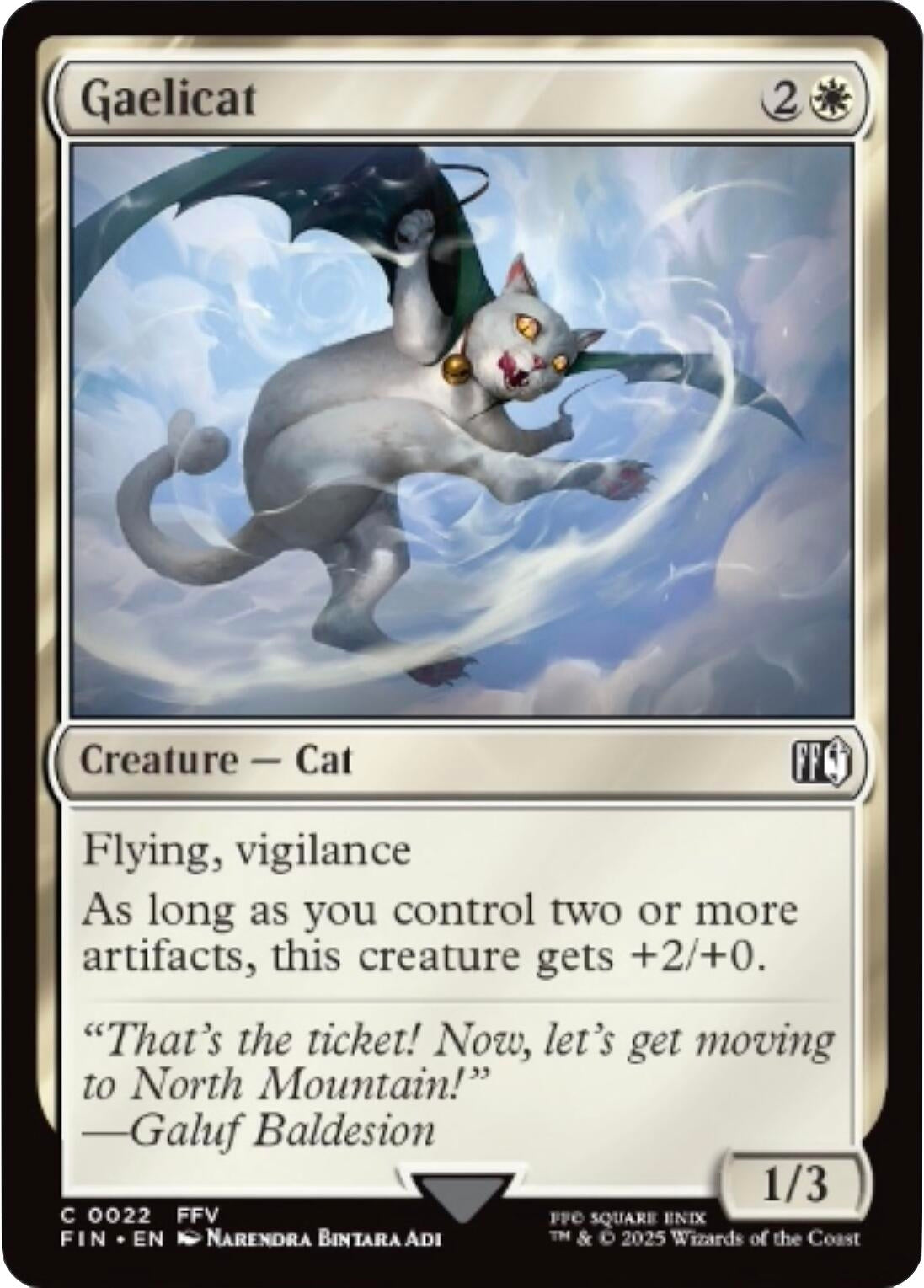 Image for Gaelicat (22) [FINAL FANTASY] - Magic: The Gathering