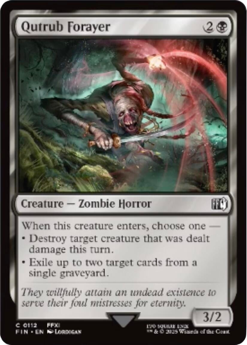 Image for Qutrub Forayer (112) [FINAL FANTASY] - Magic: The Gathering