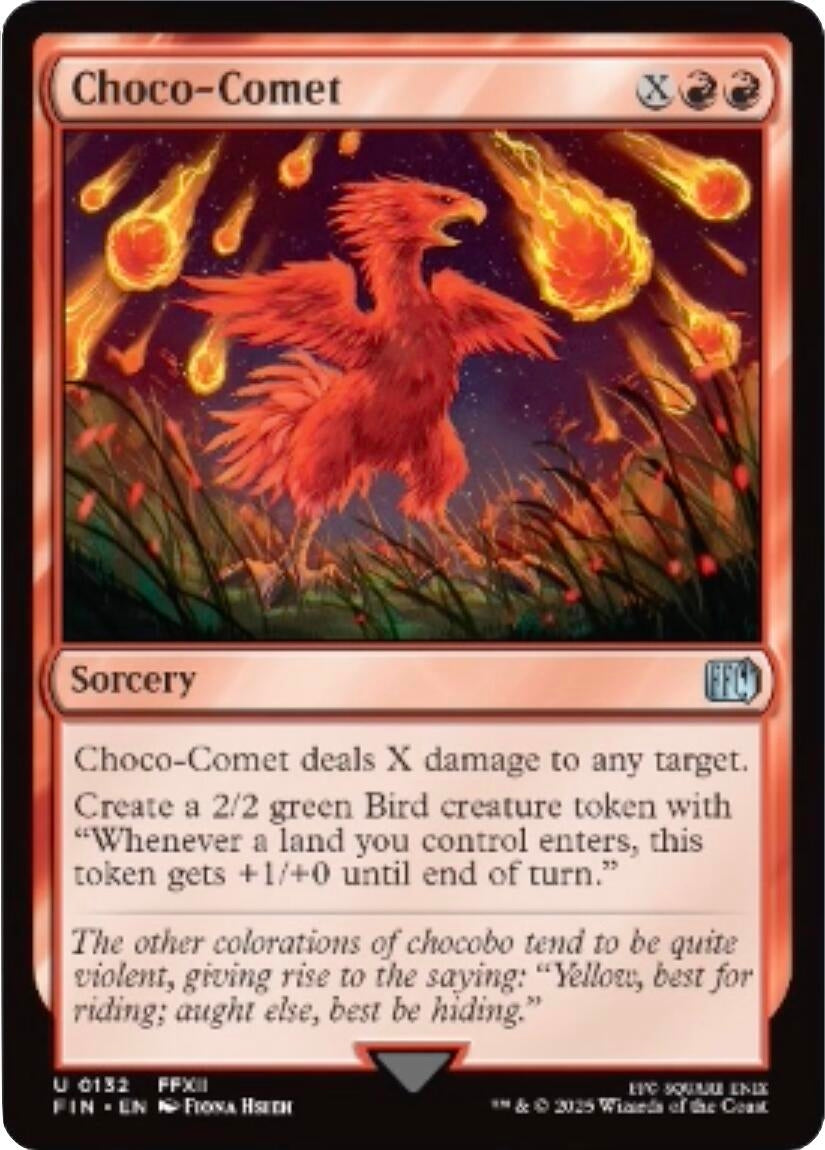 Image for Choco-Comet (132) [FINAL FANTASY] - Magic: The Gathering