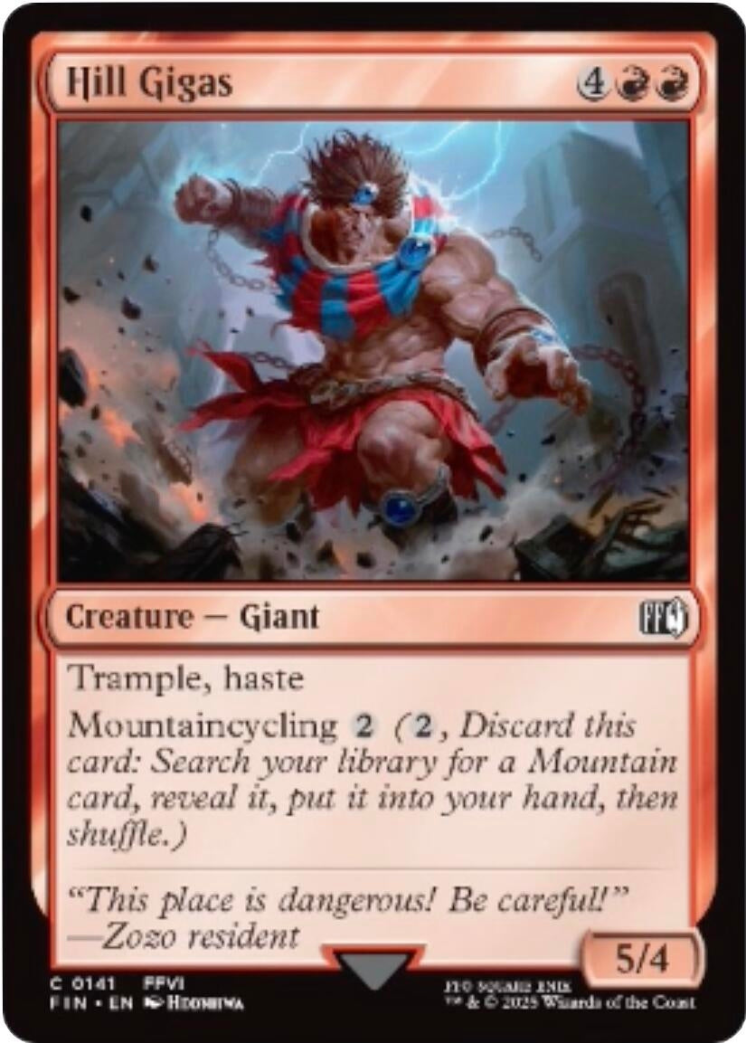 Image for Hill Gigas (141) [FINAL FANTASY] - Magic: The Gathering