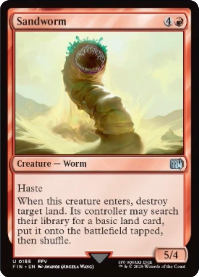 Image for Sandworm (155) [FINAL FANTASY] - Magic: The Gathering