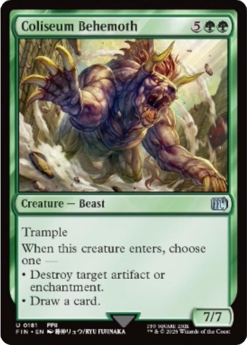 Image for Coliseum Behemoth (181) [FINAL FANTASY] - Magic: The Gathering