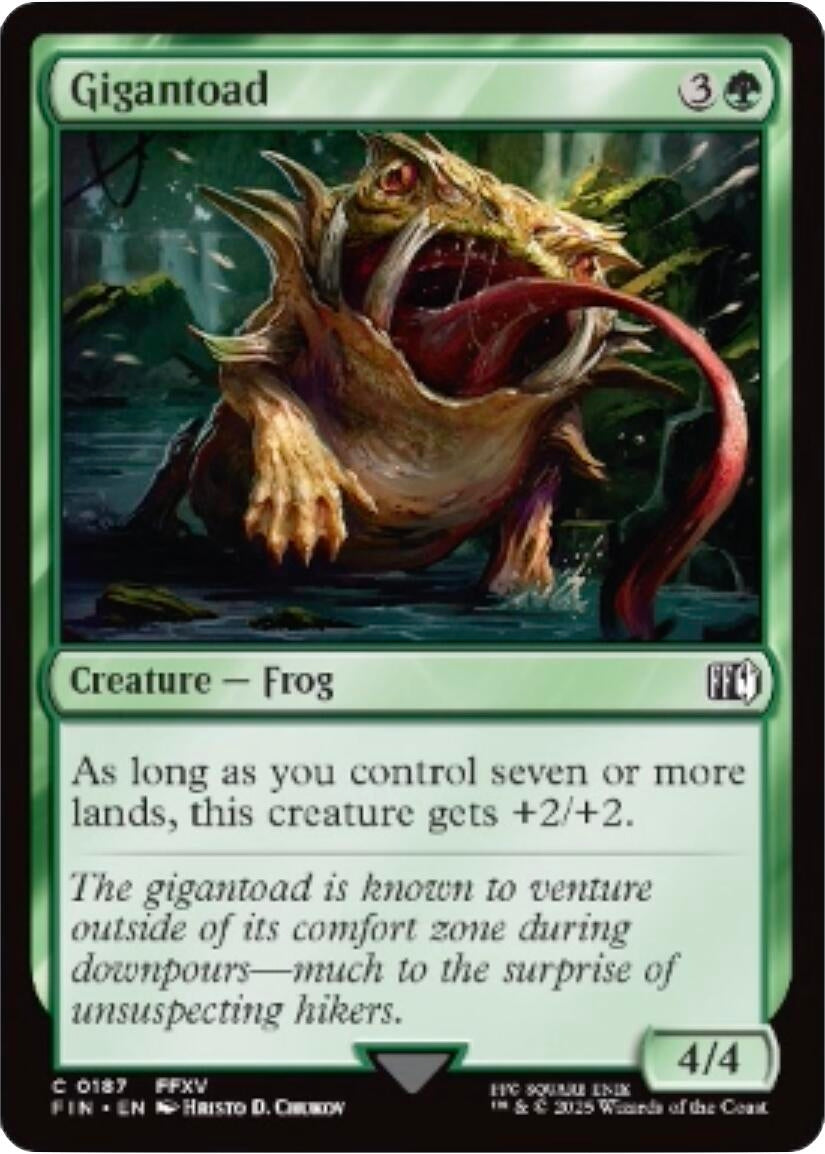 Image for Gigantoad (187) [FINAL FANTASY] - Magic: The Gathering