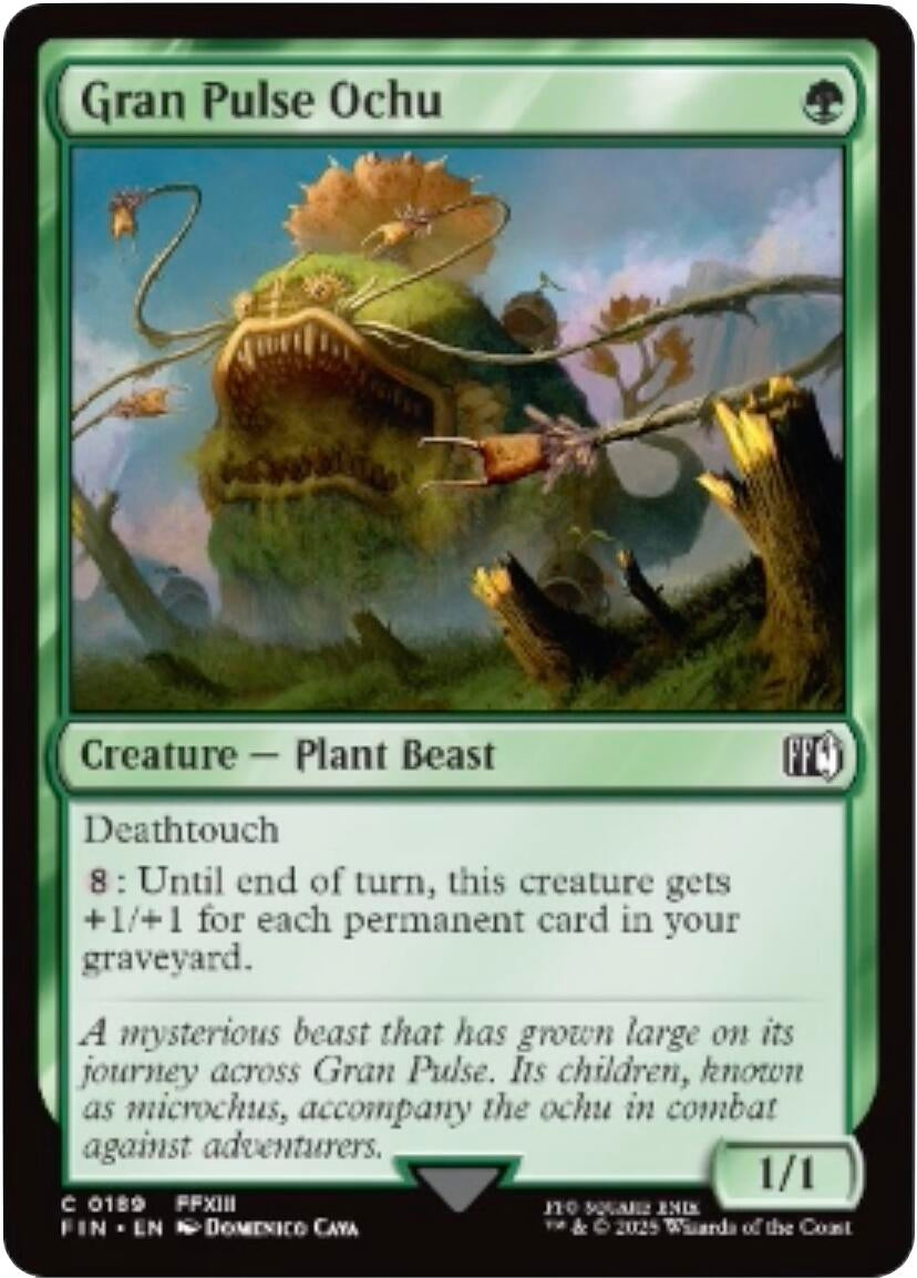 Image for Gran Pulse Ochu (189) [FINAL FANTASY] - Magic: The Gathering