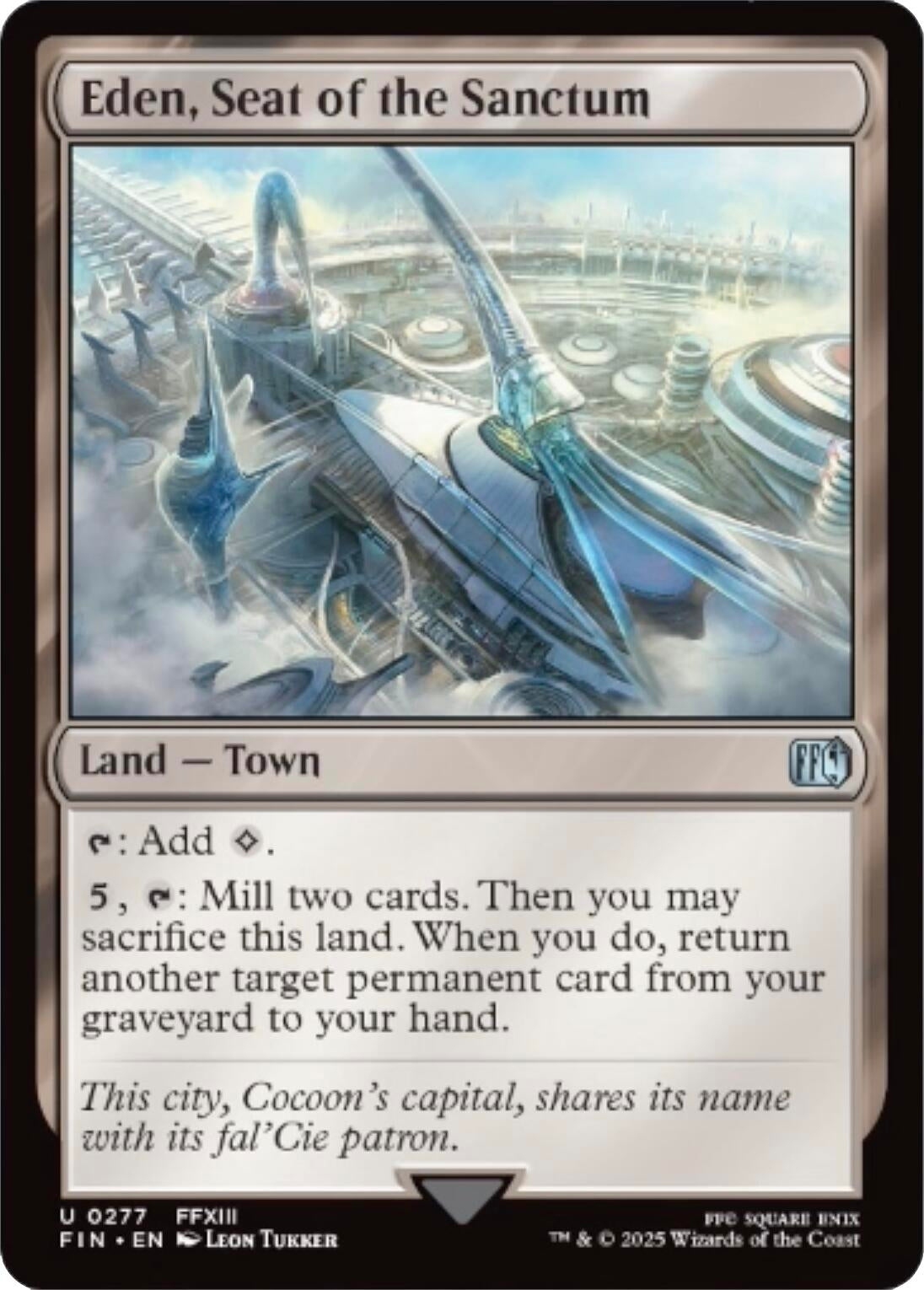 Image for Eden, Seat of the Sanctum (277) [FINAL FANTASY] - Magic: The Gathering