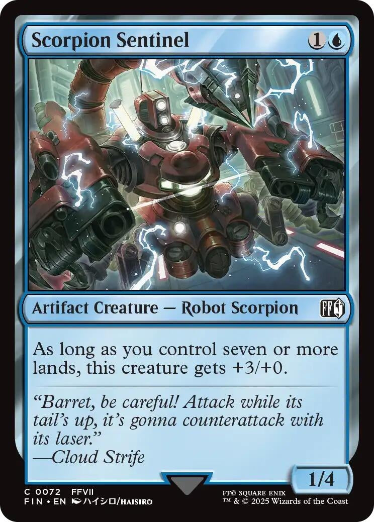 Image for Scorpion Sentinel (72) [FINAL FANTASY] - Magic: The Gathering