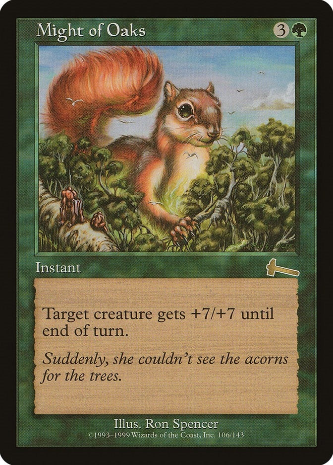 Image for Might of Oaks (106) [Urza's Legacy] - Magic: The Gathering