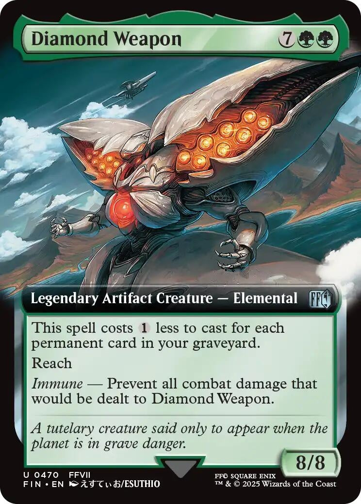 Image for Diamond Weapon (Extended Art) (470) [FINAL FANTASY] - Magic: The Gathering