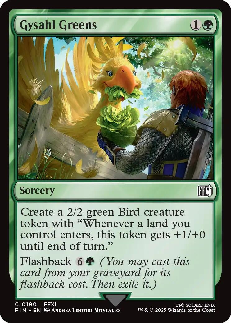 Image for Gysahl Greens (190) [FINAL FANTASY] - Magic: The Gathering
