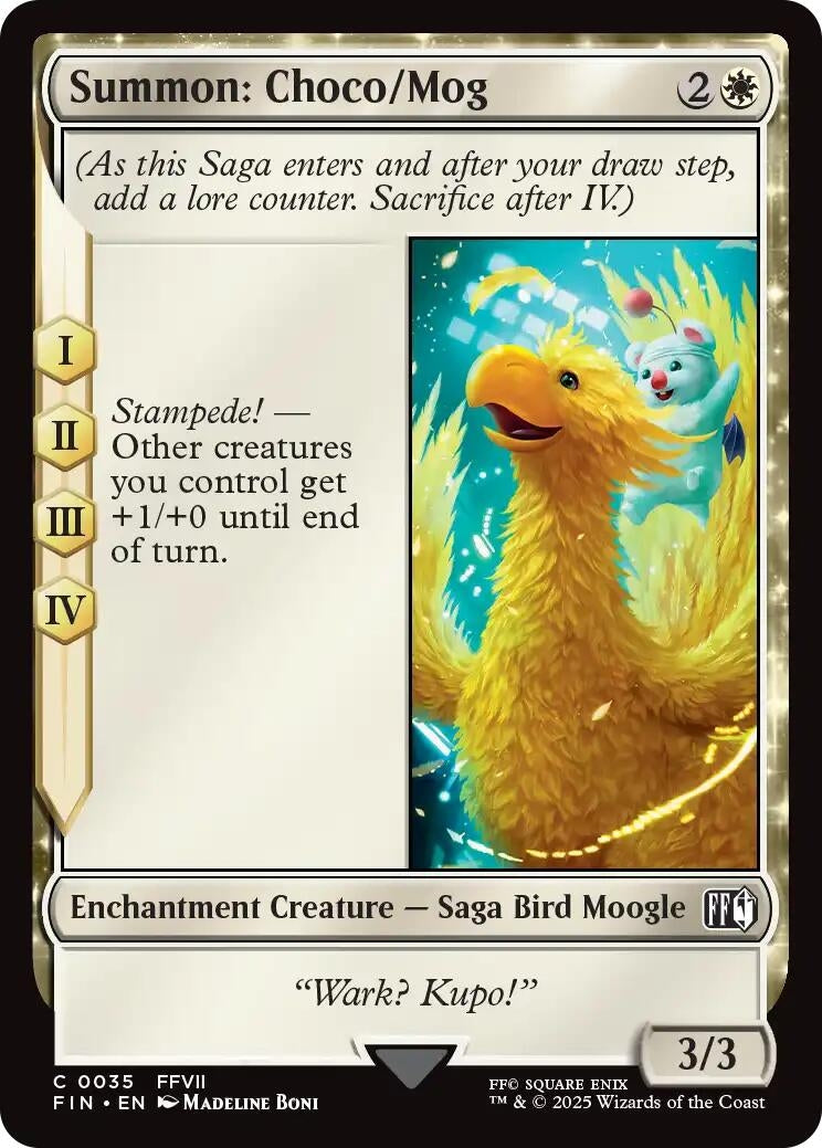Image for Summon: Choco/Mog (35) [FINAL FANTASY] - Magic: The Gathering