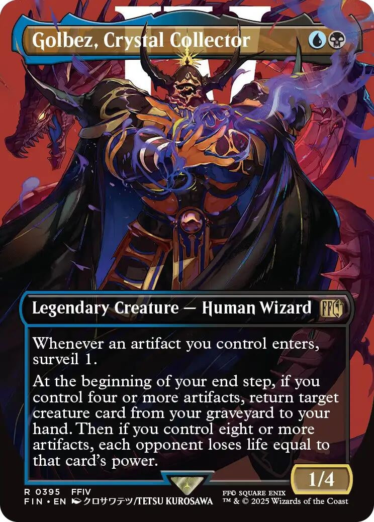 Image for Golbez, Crystal Collector (Borderless) (395) [FINAL FANTASY] - Magic: The Gathering