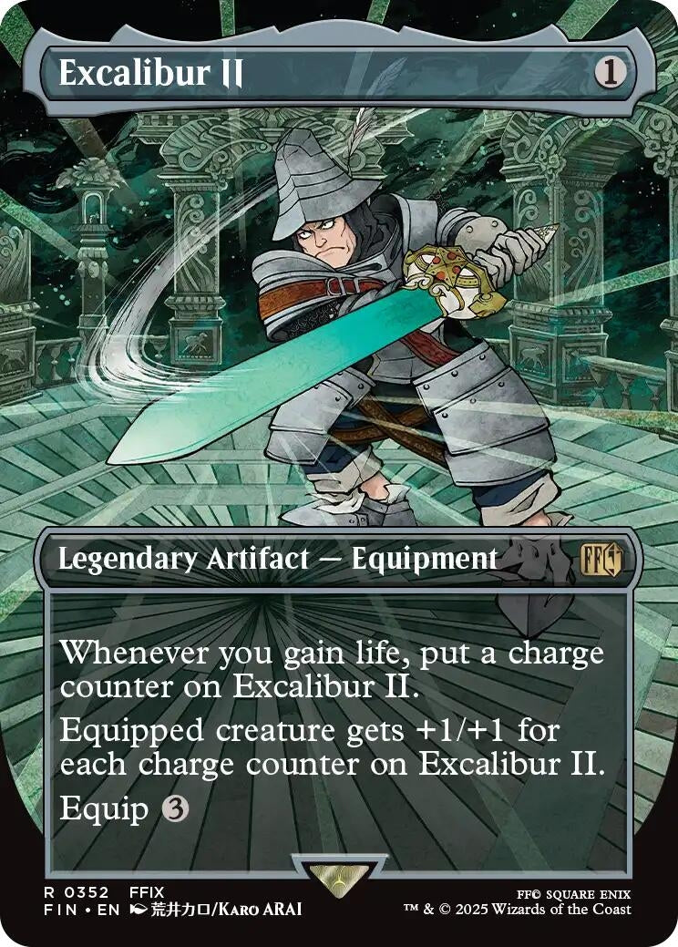 Excalibur II (Borderless) (352) [FINAL FANTASY]