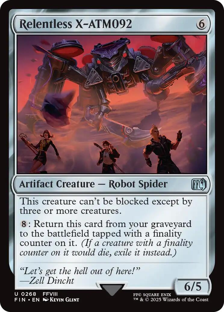 Image for Relentless X-ATM092 (268) [FINAL FANTASY] - Magic: The Gathering