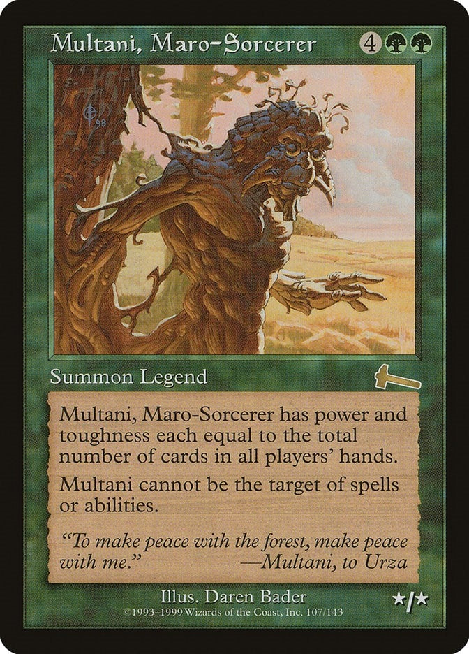 Image for Multani, Maro-Sorcerer (107) [Urza's Legacy] - Magic: The Gathering