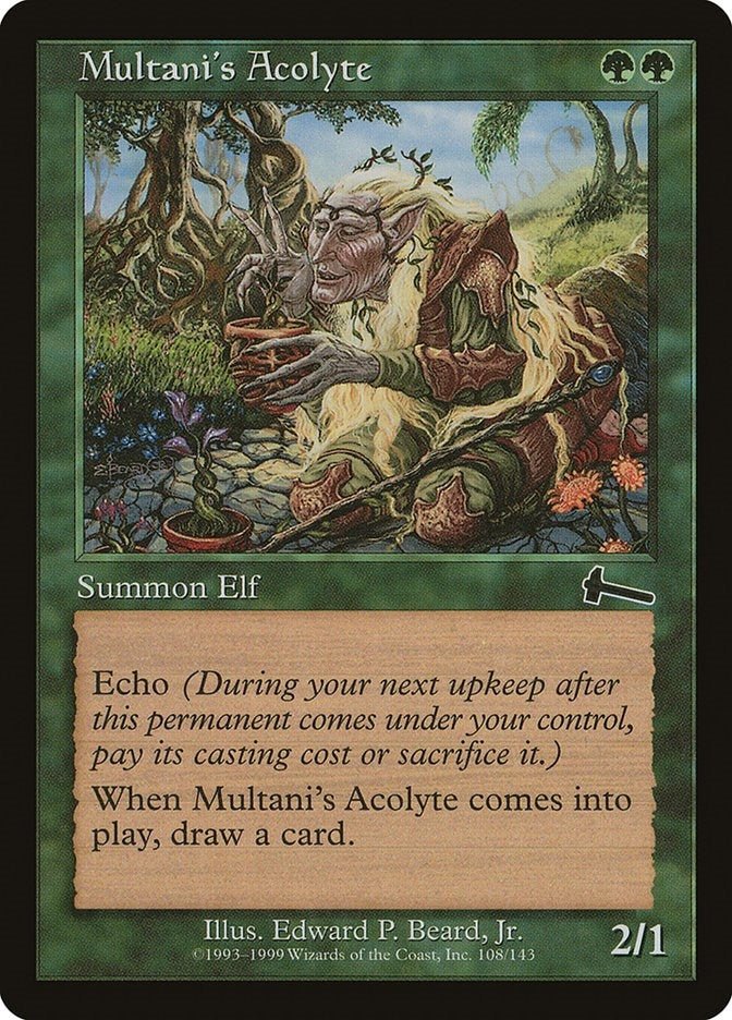 Image for Multani's Acolyte (108) [Urza's Legacy] - Magic: The Gathering