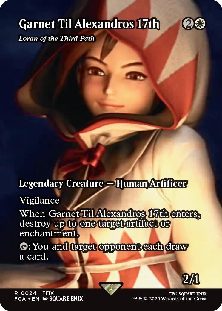 Image for Garnet Til Alexandros 17th - Loran of the Third Path (Showcase) (24) [FINAL FANTASY: Through the Ages] - Magic: The Gathering