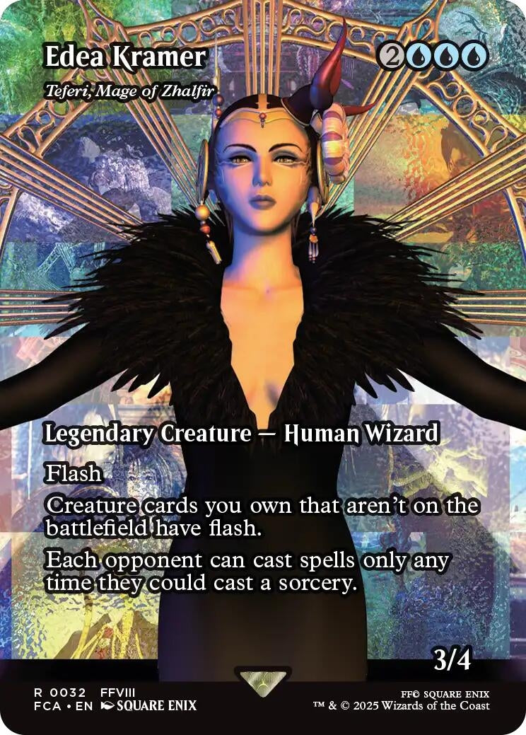 Image for Edea Kramer - Teferi, Mage of Zhalfir (Showcase) (32) [FINAL FANTASY: Through the Ages] - Magic: The Gathering