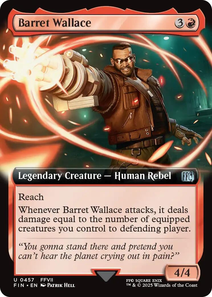 Image for Barret Wallace (Extended Art) (457) [FINAL FANTASY] - Magic: The Gathering