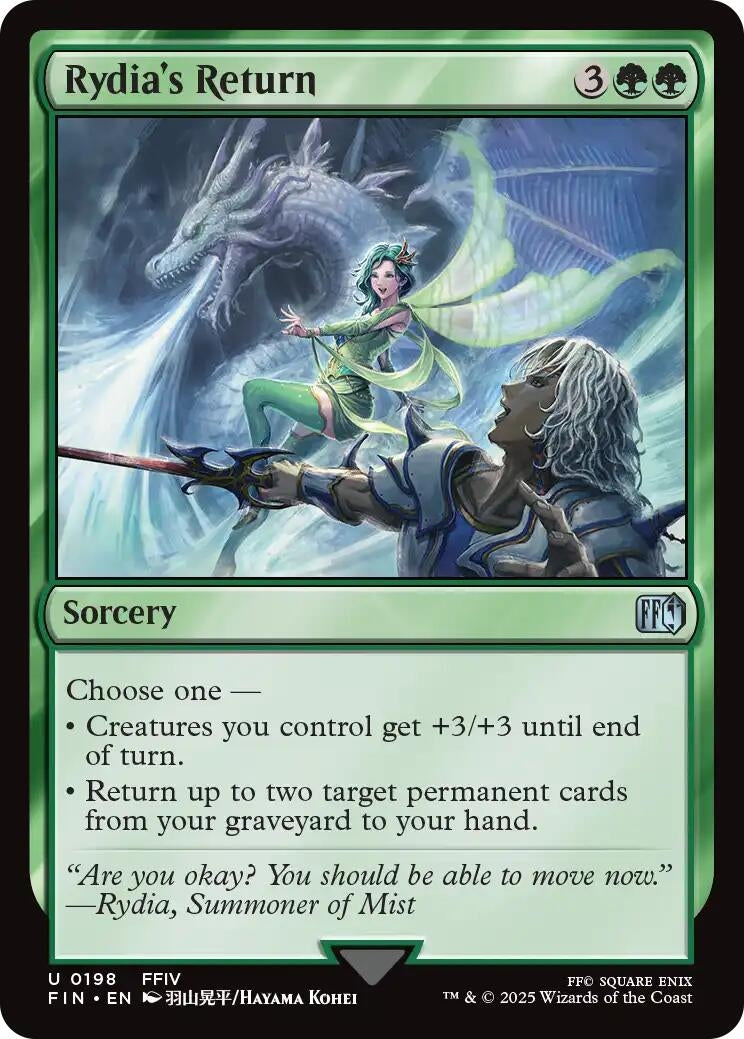 Image for Rydia's Return (198) [FINAL FANTASY] - Magic: The Gathering