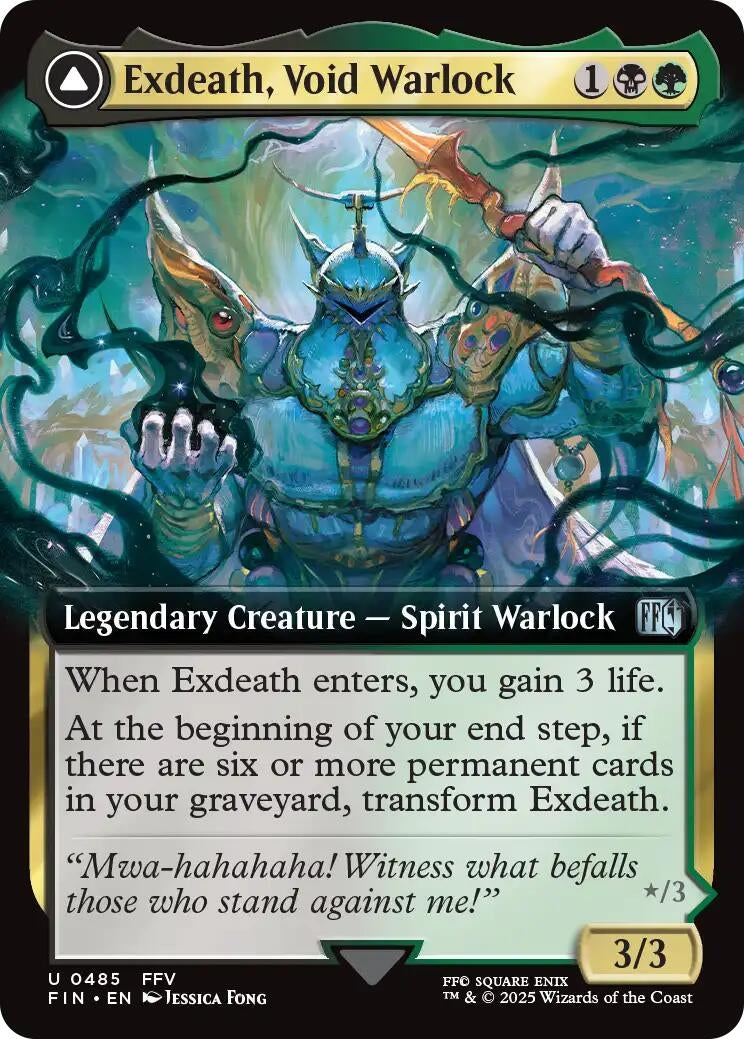 Image for Exdeath, Void Warlock (Extended Art) (485) [FINAL FANTASY] - Magic: The Gathering