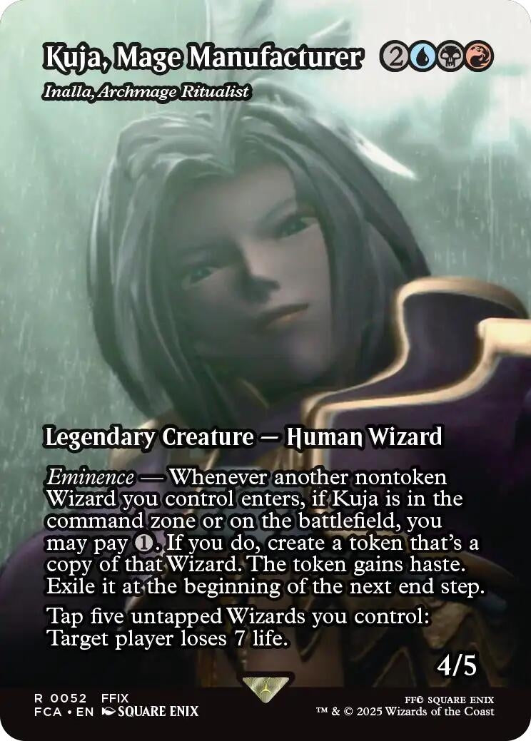 Image for Kuja, Mage Manufacturer - Inalla, Archmage Ritualist (Showcase) (52) [FINAL FANTASY: Through the Ages] - Magic: The Gathering