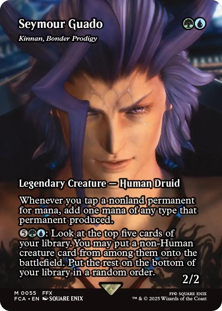 Image for Seymour Guado - Kinnan, Bonder Prodigy (Showcase) (55) [FINAL FANTASY: Through the Ages] - Magic: The Gathering