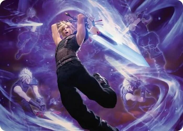 Image for Cloud's Limit Break Art Card (23) [FINAL FANTASY] - Magic: The Gathering