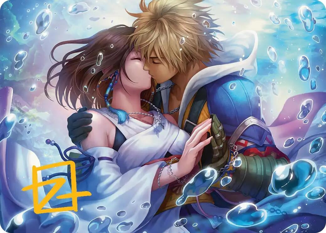 Image for Together Forever Art Card (Gold-Stamped Signature) (32) [FINAL FANTASY] - Magic: The Gathering