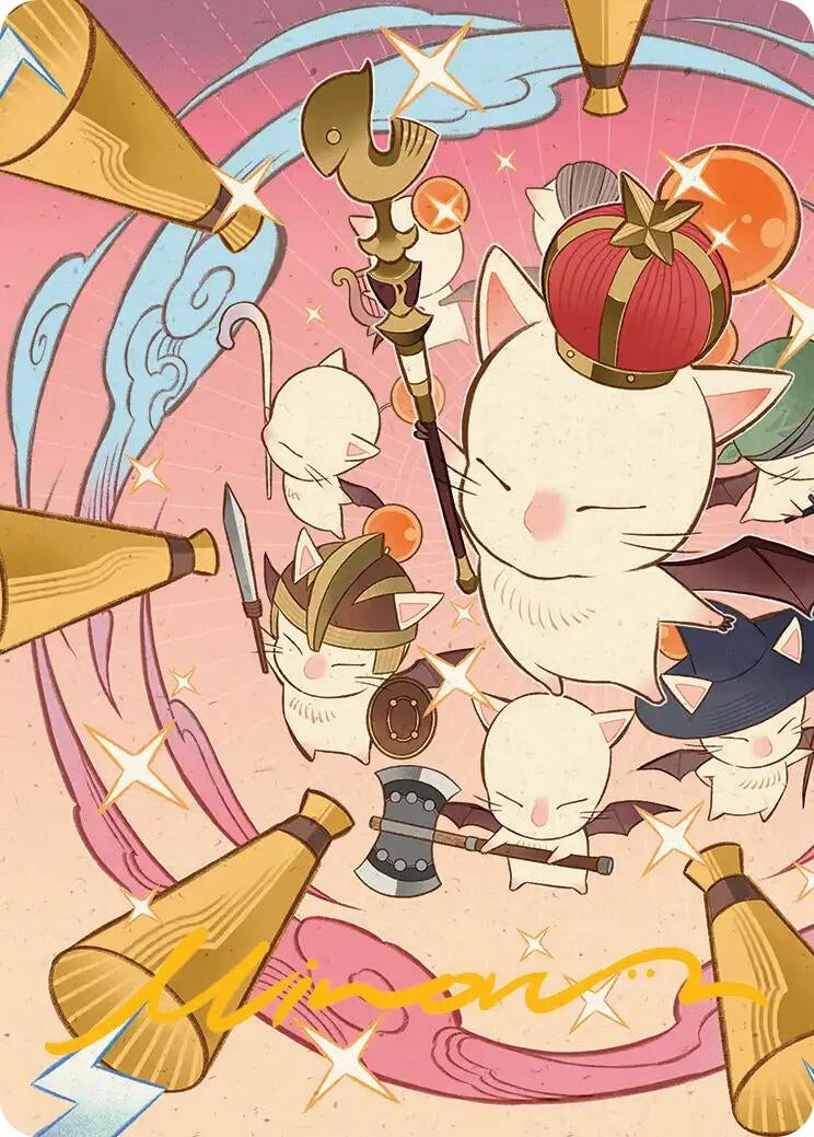 Image for Summon: Good King Mog XII Art Card (Gold-Stamped Signature) (41) [FINAL FANTASY] - Magic: The Gathering