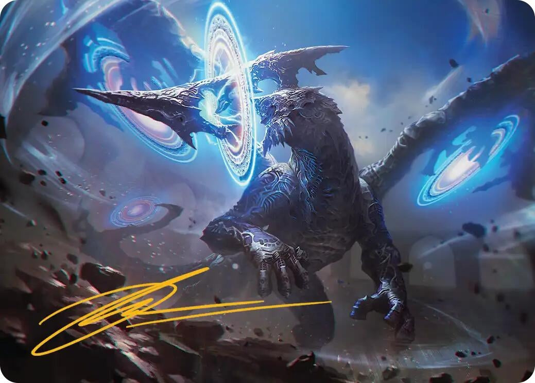 Image for Yiazmat, Ultimate Mark Art Card (Gold-Stamped Signature) (7) [FINAL FANTASY] - Magic: The Gathering