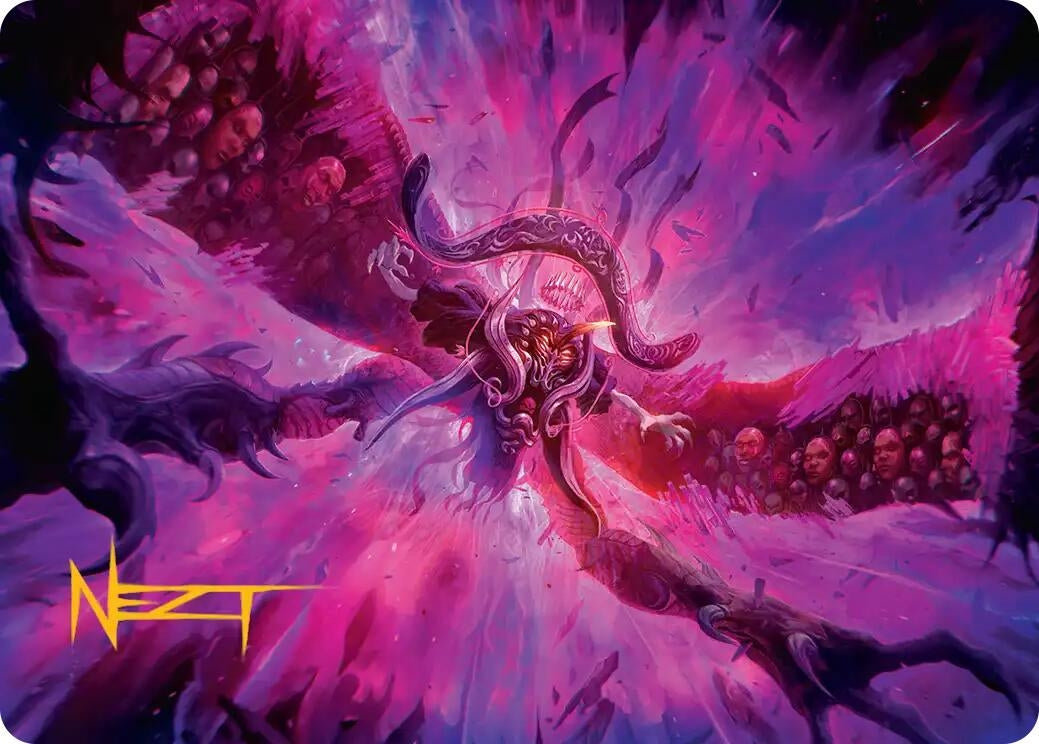 Image for Hades, Sorcerer of Eld Art Card (Gold-Stamped Signature) (12) [FINAL FANTASY] - Magic: The Gathering