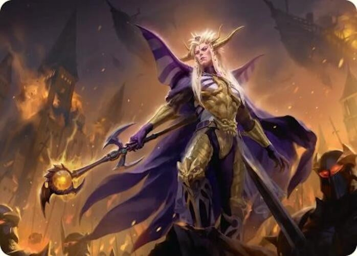 Image for The Emperor of Palamecia Art Card (13) [FINAL FANTASY] - Magic: The Gathering