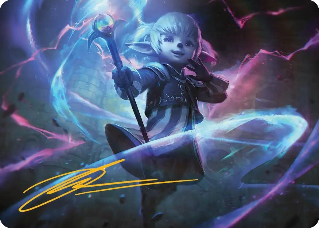 Image for Shantotto, Tactician Magician Art Card (Gold-Stamped Signature) (16) [FINAL FANTASY] - Magic: The Gathering