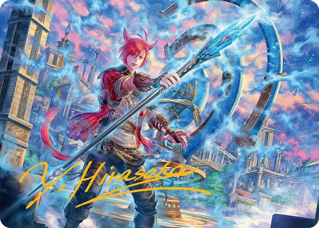 Image for G'raha Tia, Scion Reborn Art Card (19) (Gold-Stamped Signature) (19) [FINAL FANTASY] - Magic: The Gathering