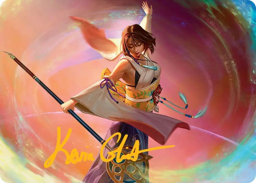 Image for Yuna, Grand Summoner Art Card (Gold-Stamped Signature) (22) [FINAL FANTASY] - Magic: The Gathering